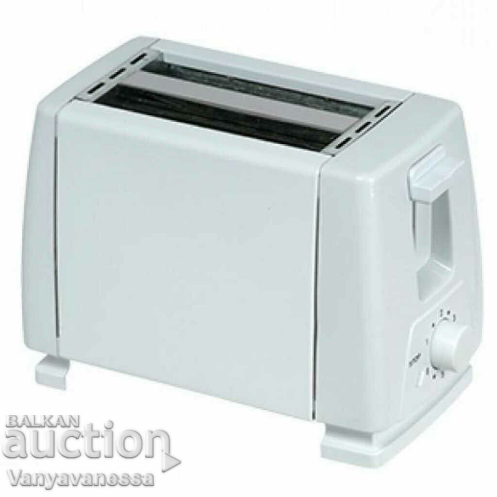 Bread toaster, 750W, 2 slices, b levels, White with price 34.90 BGN | € 17.84 Bread toaster, 750W, 2 slices, b levels, White with price 34.90 BGN | € 17.84