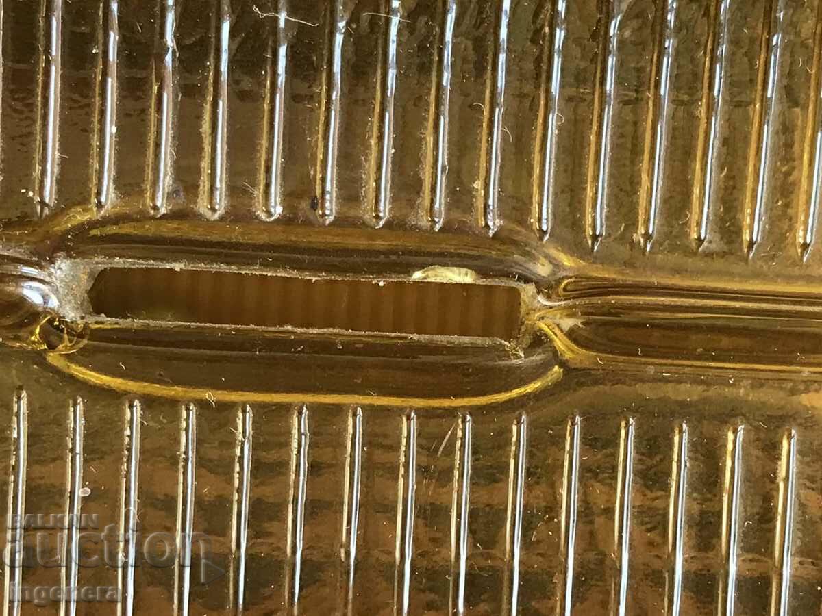 Auction  GLASS PURSE WITH 5 COINS FROM 1974