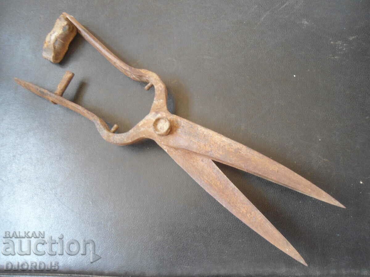 Auction Old forged scissors Auction Old forged scissors