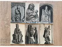 6 pieces GDR Gothic Madonnas card collection