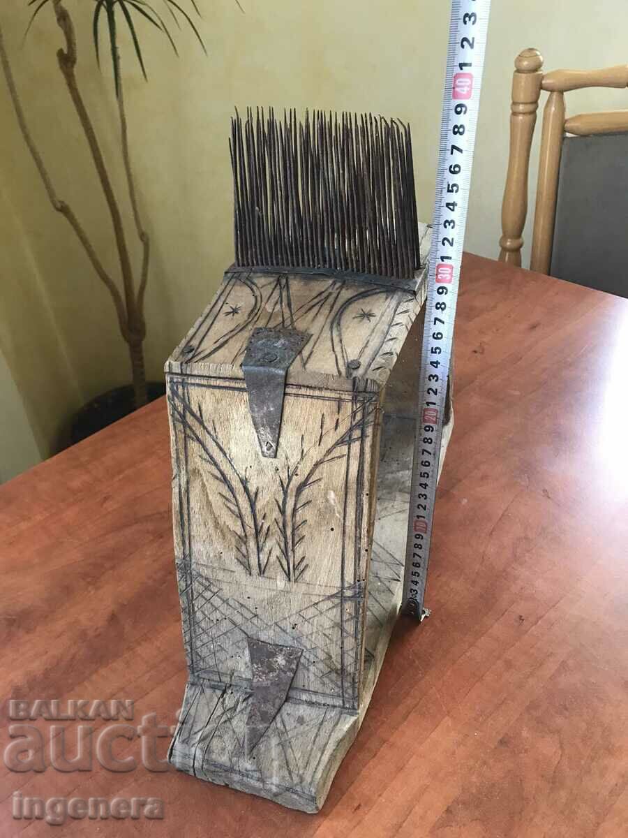 Auction DARAC WOOL PICKER ANTIQUE WOOL PICKER Auction DARAC WOOL PICKER ANTIQUE WOOL PICKER