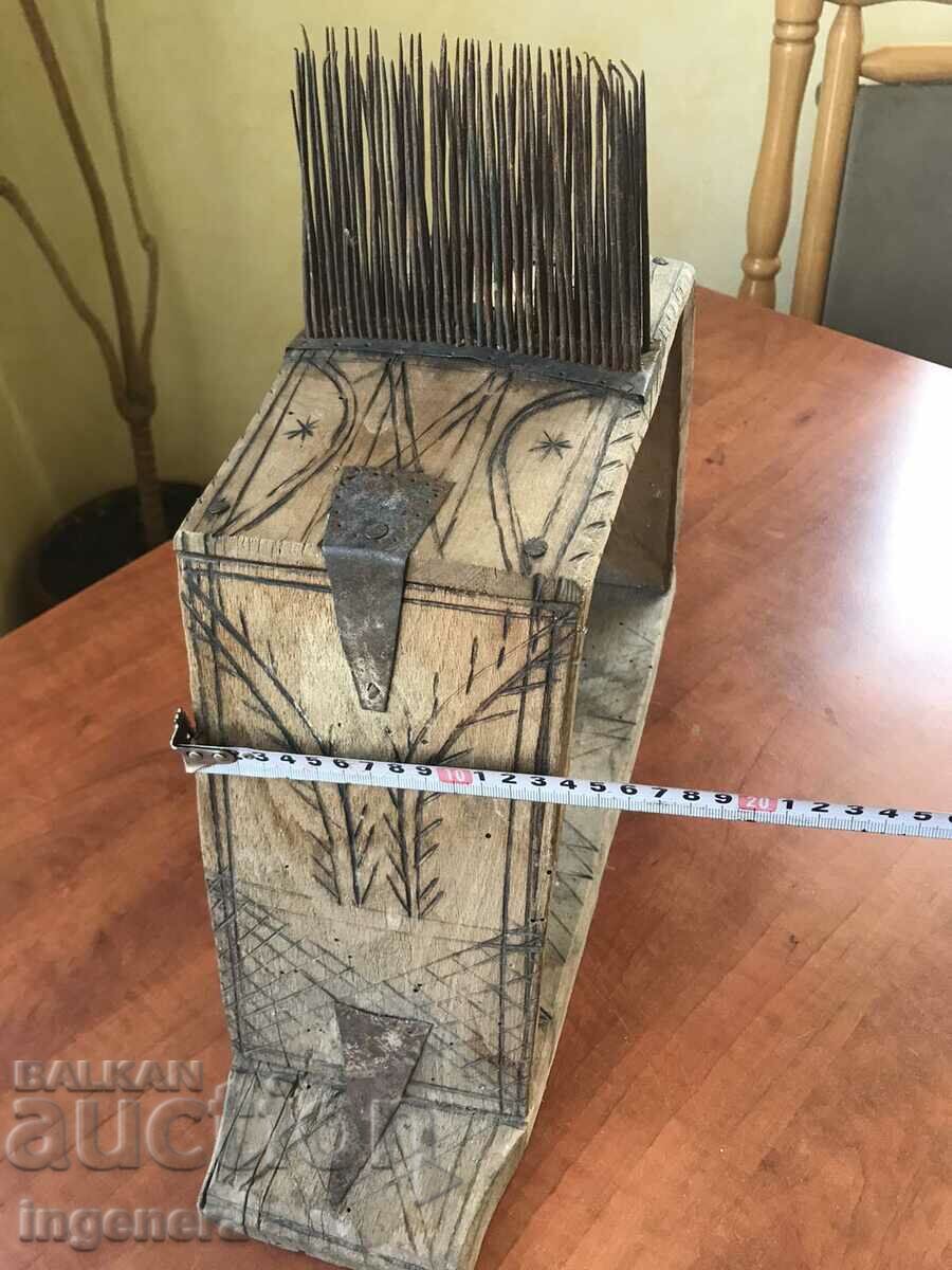 DARAC WOOL PICKER ANTIQUE WOOL PICKER - 6 DARAC WOOL PICKER ANTIQUE WOOL PICKER - 6