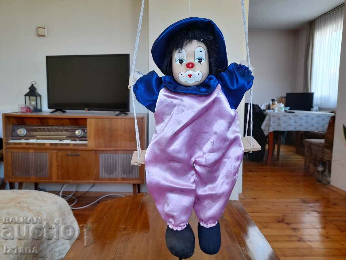 Old doll, clown with price 37.00 BGN | € 18.92 Old doll, clown with price 37.00 BGN | € 18.92
