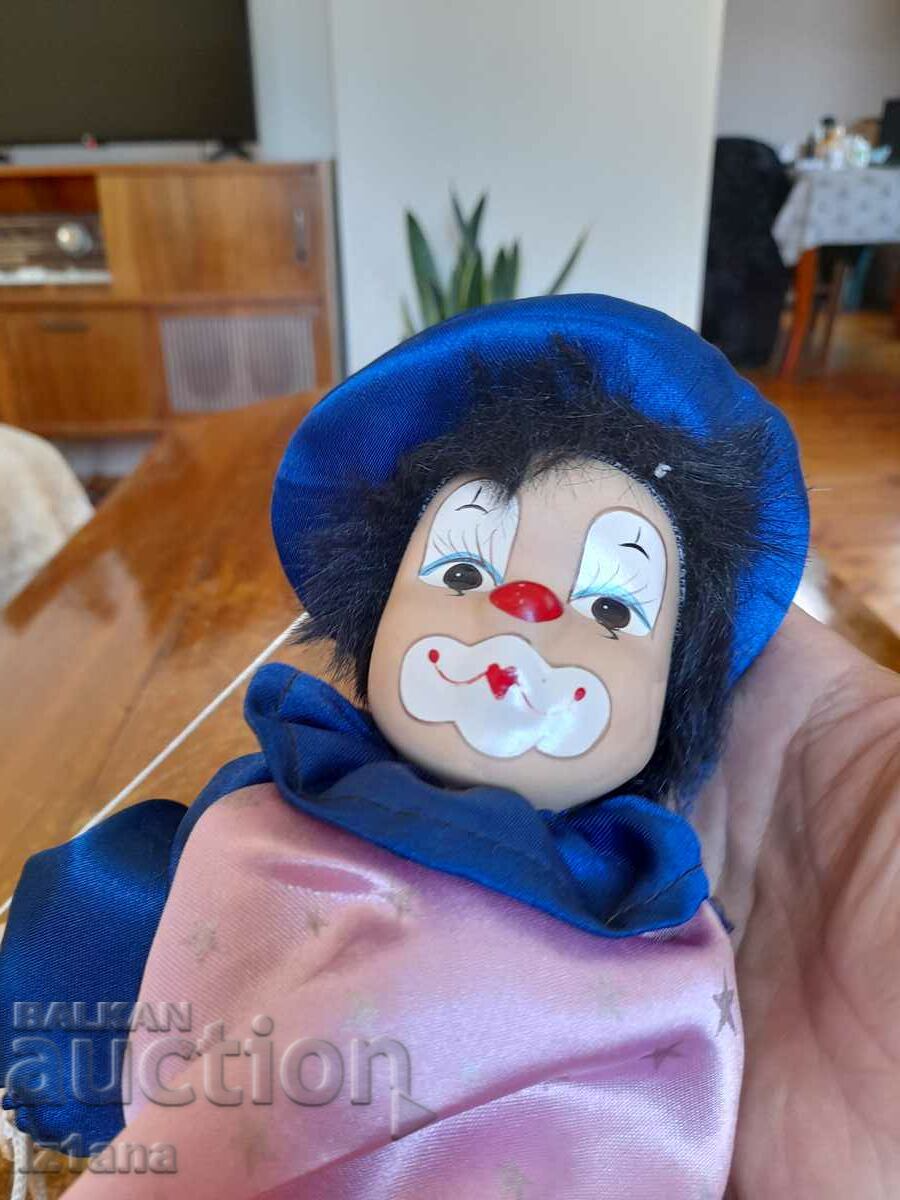 Old doll, clown - 5 Old doll, clown - 5