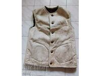 Military leather vest, vest Kingdom of Bulgaria, Second World War