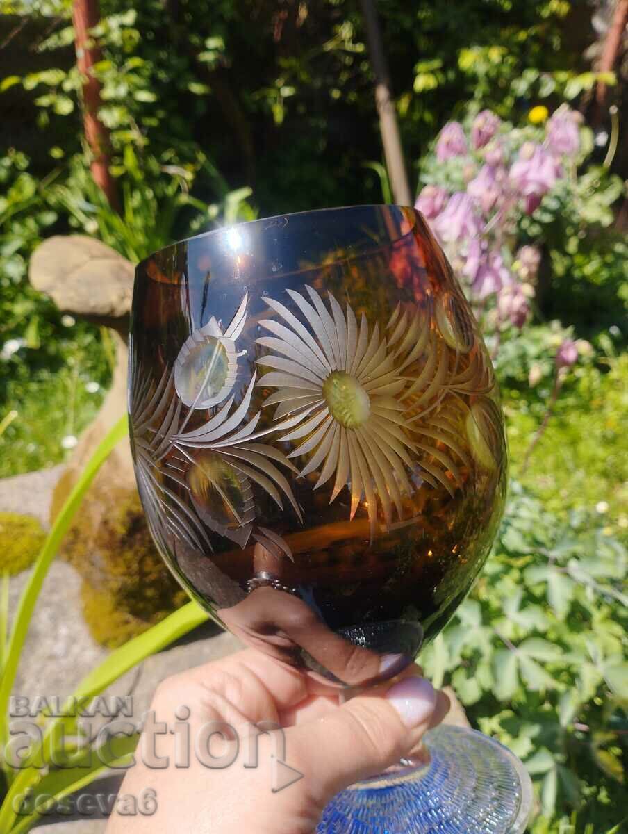 Licitație Cristal de plumb. Pahare mari de cristal Licitație Cristal de plumb. Pahare mari de cristal