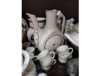 Porcelain service for heated brandy