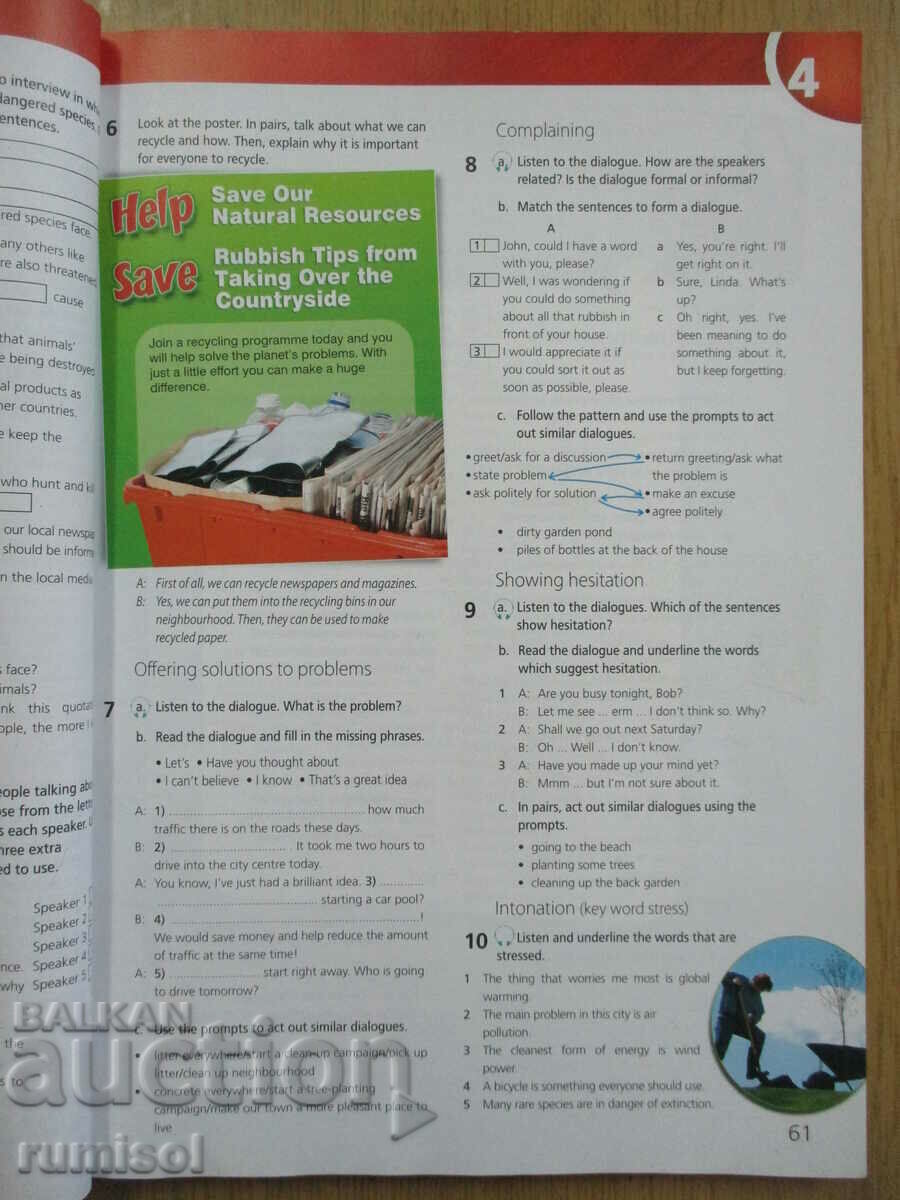 Delivery of Upstream - intermediate B2 - Student's Book, V. Evans