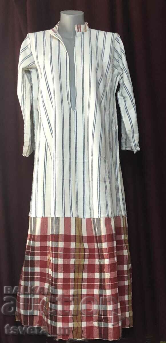 Women's long cotton shirt with 3/4 sleeve, folk costume with price 45.00 BGN | € 23.01 Women's long cotton shirt with 3/4 sleeve, folk costume with price 45.00 BGN | € 23.01