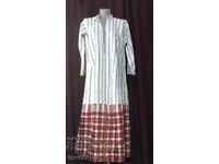 Women's long cotton shirt with 3/4 sleeve, folk costume