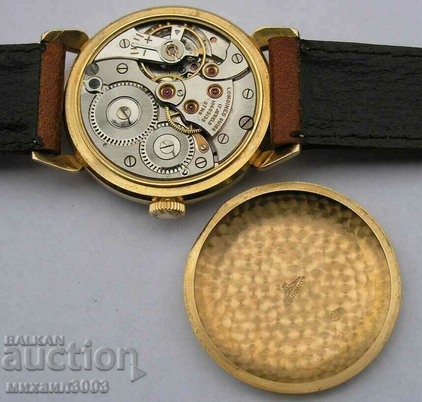 LONGINES MEN'S GOLD WATCH 18K SOLID GOLD - 5 LONGINES MEN'S GOLD WATCH 18K SOLID GOLD - 5