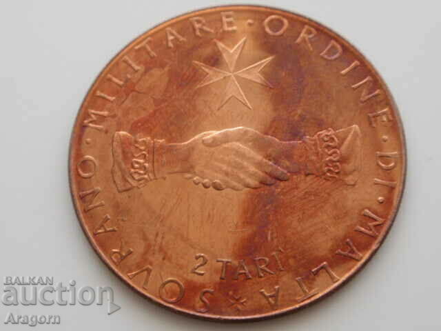 rare coin Order of Malta 2 tare 1968; Order of Malta