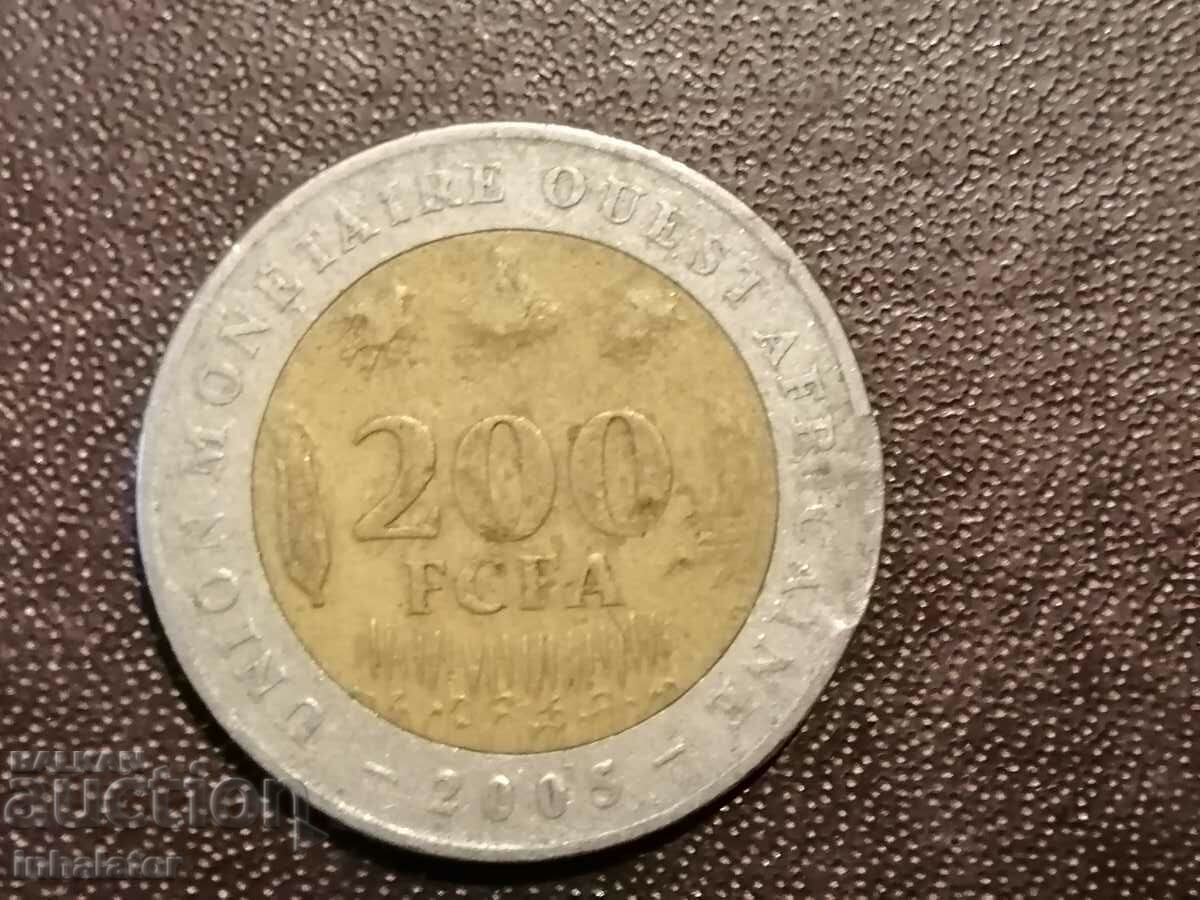 West Africa 200 francs 2005