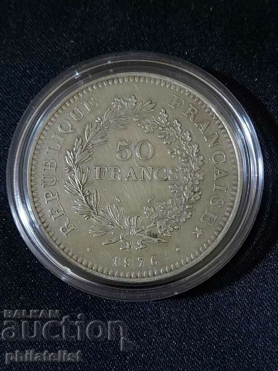 France - 50 francs - 1976, silver coin #2