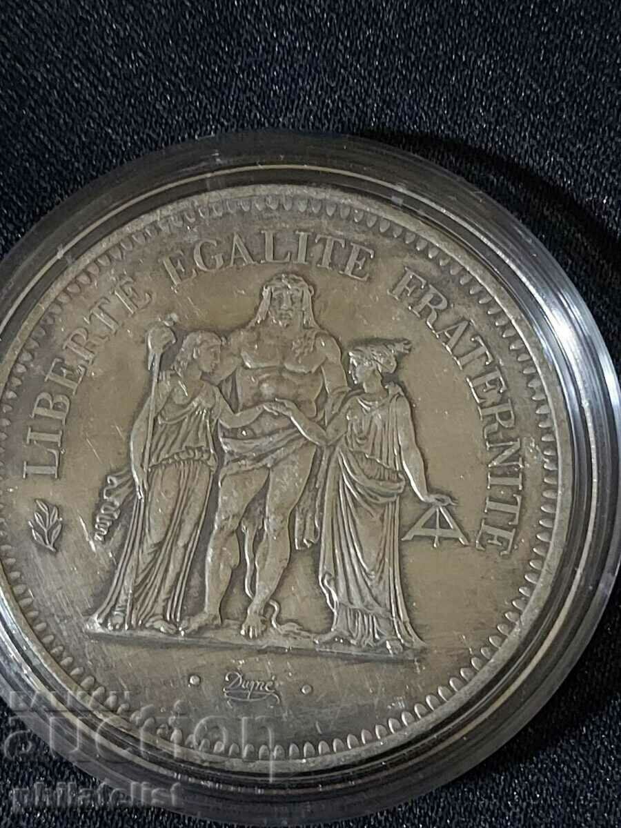 Livrarea Franța - 50 de franci - 1976, monedă de argint #3