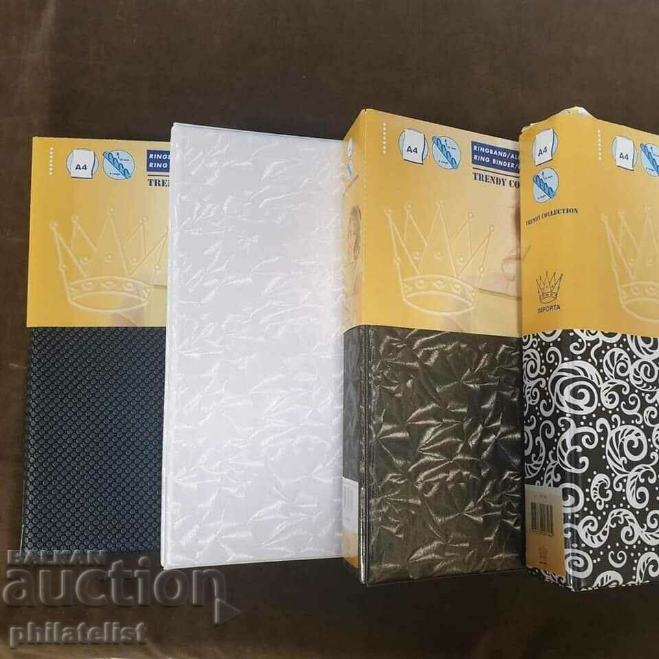 Import folder with 4 rings Metal Edition in four colors A4