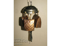 Wind chimes bells brass copper 28 cm, preserved