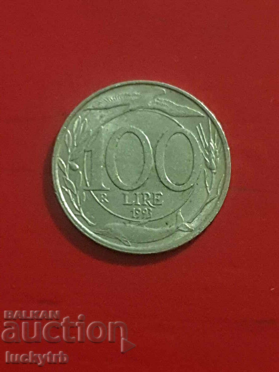 100 lira 1993 - Italy