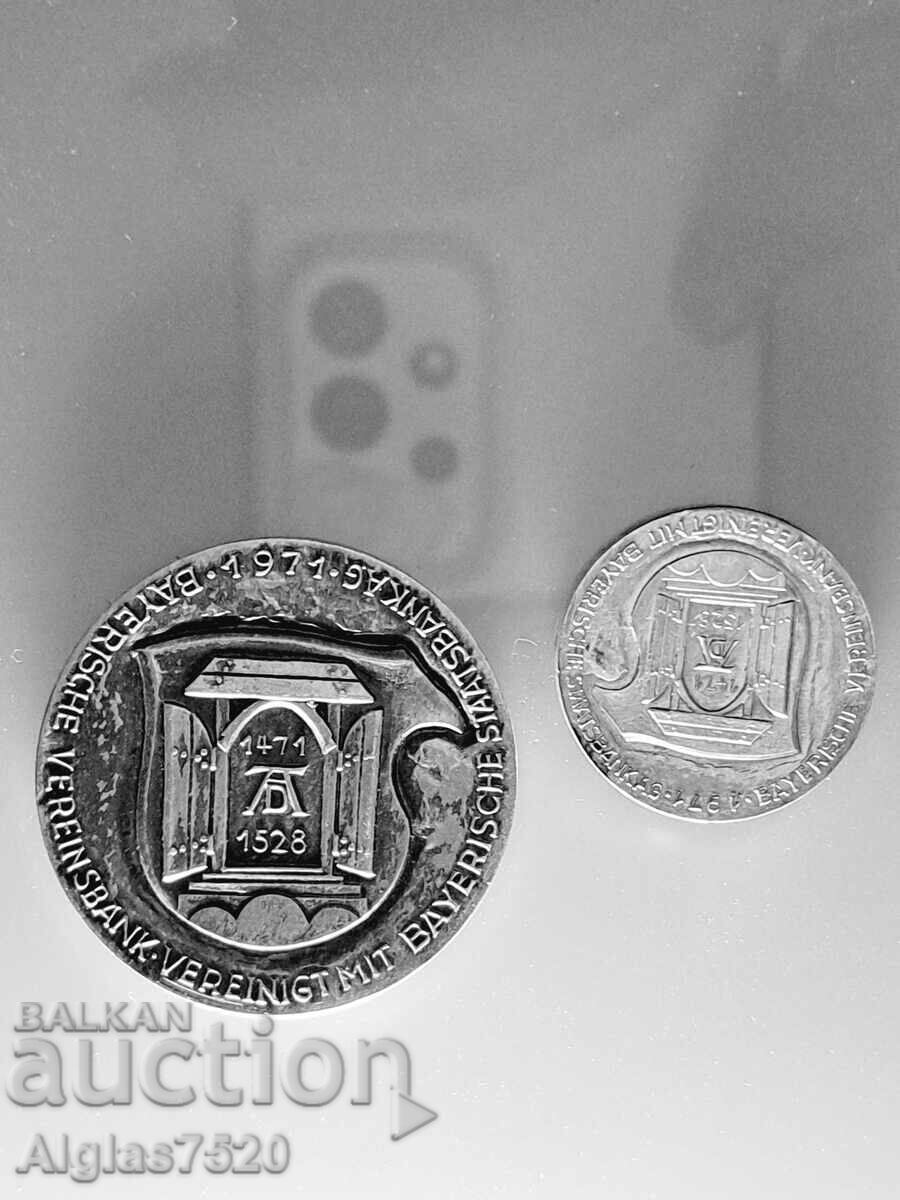 Auction German Silver Medals/Set/Sample 999 Auction German Silver Medals/Set/Sample 999