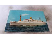 Postcard S. S. RYNDAM of the Holland-America Line