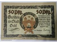 Germania notgeld 50 pfennig 1922 Suhl Stadt