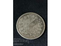 France 1834 W - 5 Francs - Silver Coin