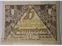 Германия notgeld 25 пфенига 1921 година Sonneberg