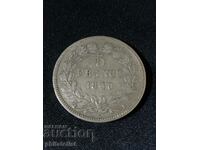 France 1840 A - 5 Francs - Silver Coin