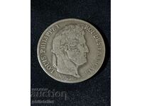 France 1838 A - 5 francs - silver coin