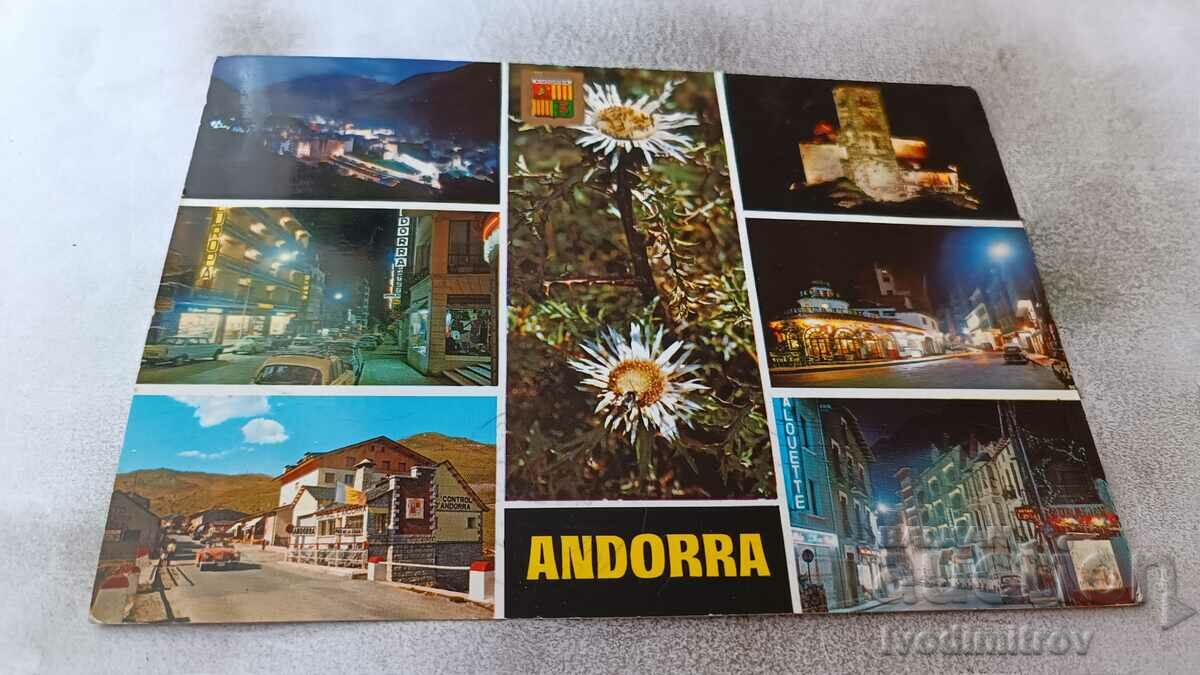 Postcard ANDORA Collage 1971