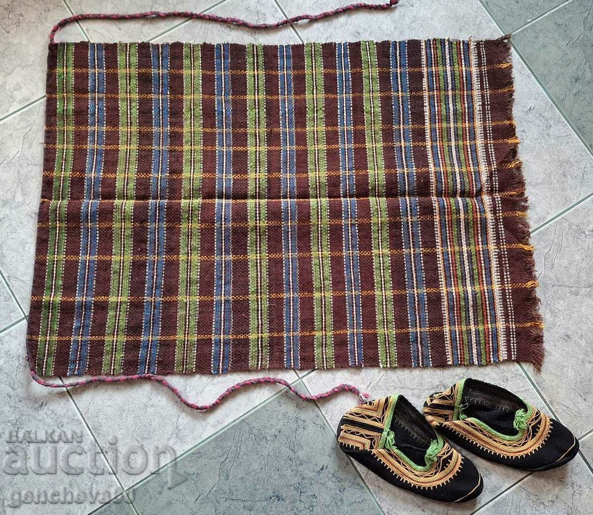 Woven wool apron and slippers with price 25.00 BGN | € 12.78 Woven wool apron and slippers with price 25.00 BGN | € 12.78