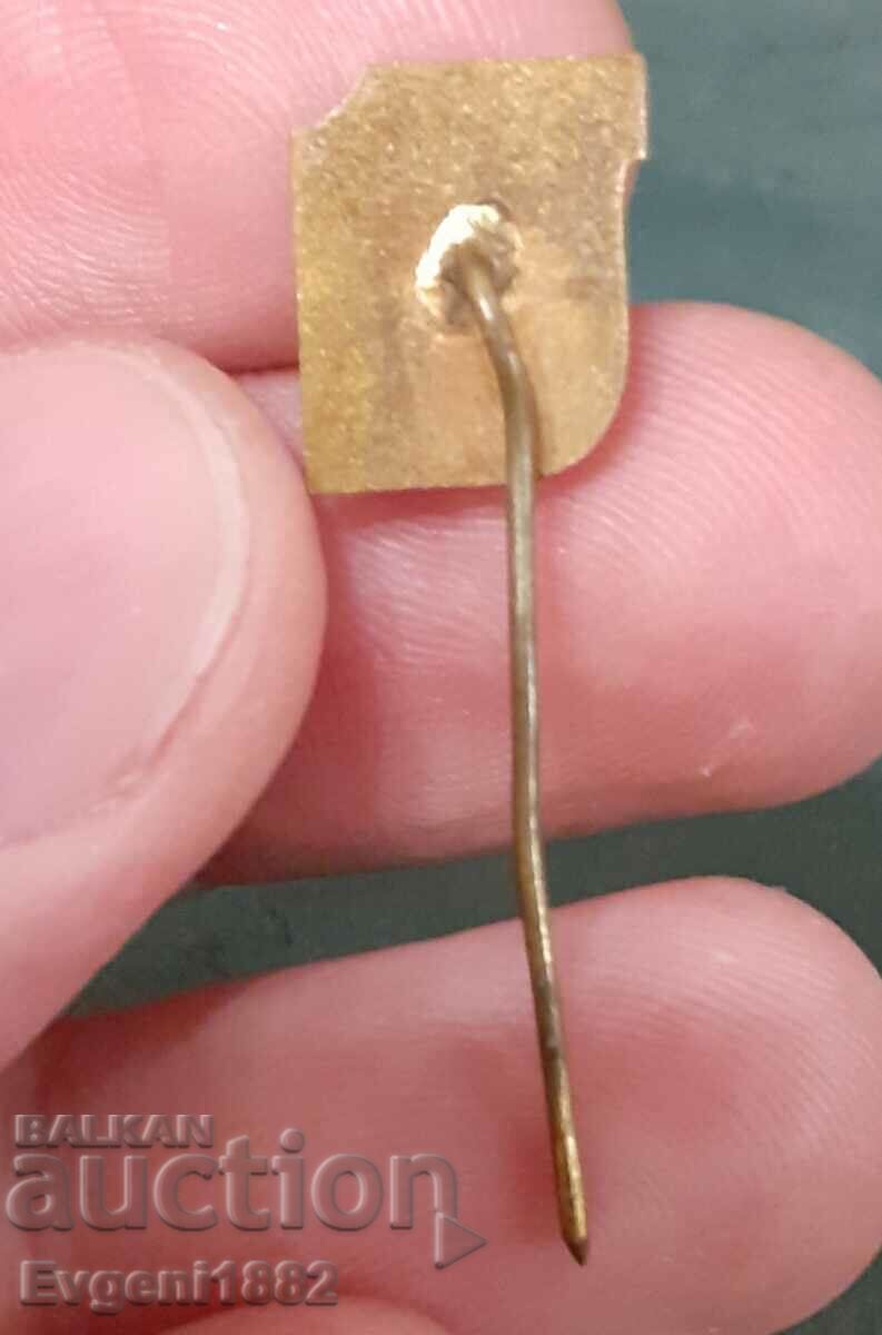 Old enameled badge FD Ludogorets Razgrad with price 15.00 BGN | € 7.67