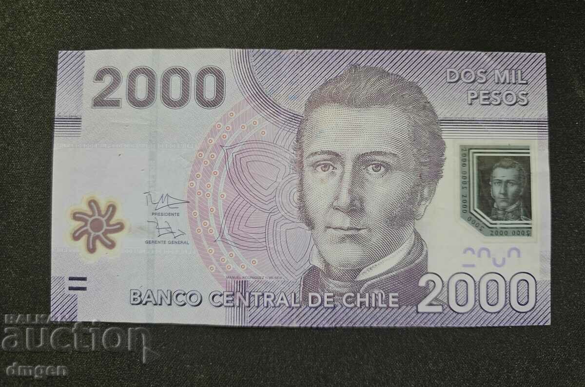 2000 pesos Chile polymer