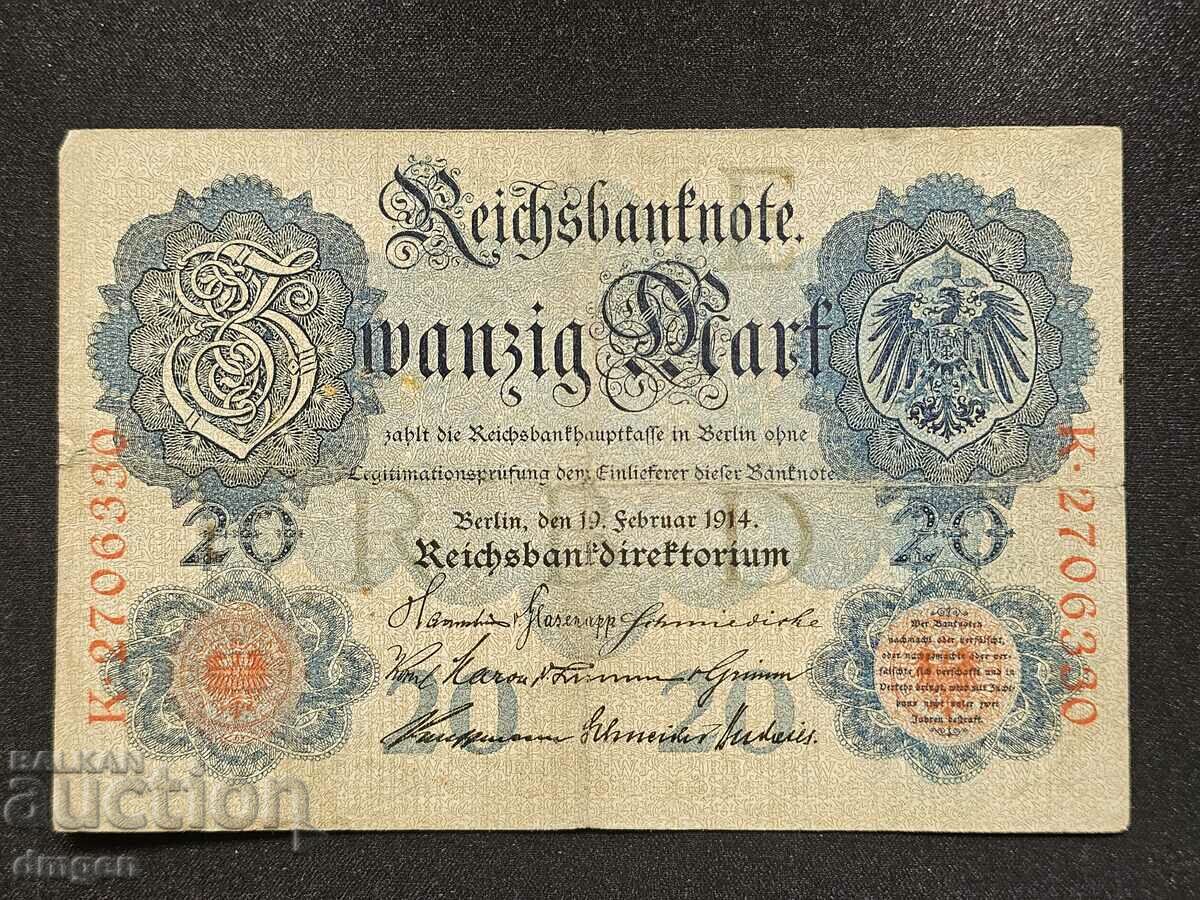 50 marks Germany 1914