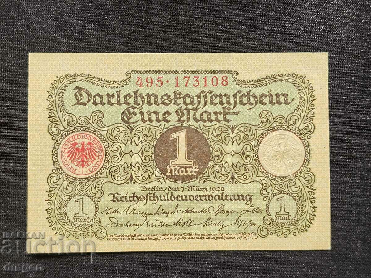 1 marca Germania 1920