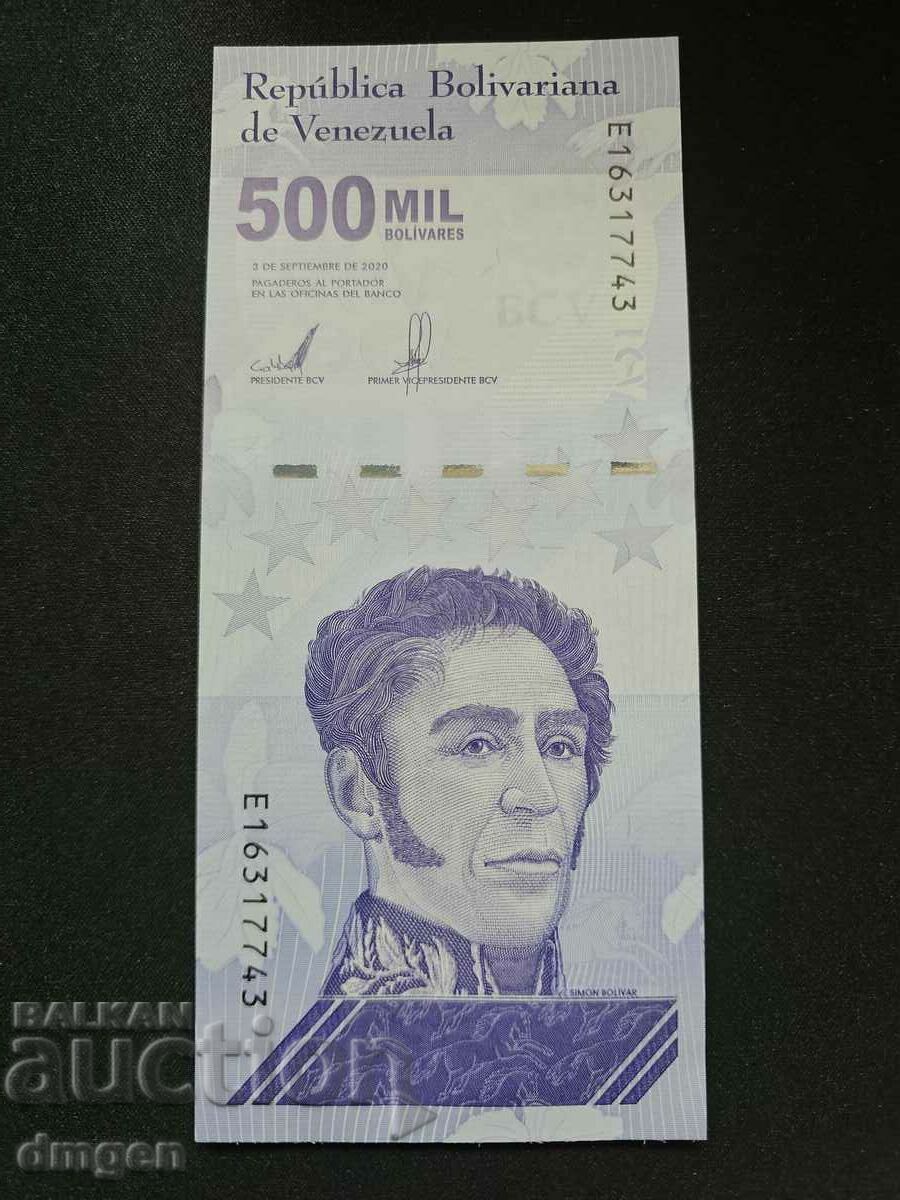 500 000 боливара Венецуела 2020 UNC