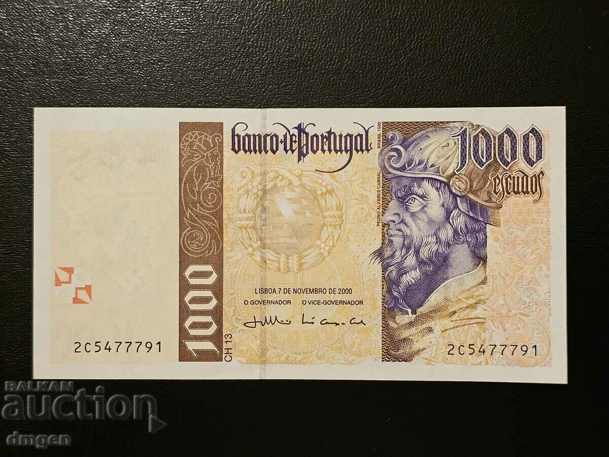 1000 Escudos 2000 Portugalia UNC