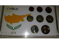 Lot of Euro coins from Cyprus, Cypriot Euro coins with m