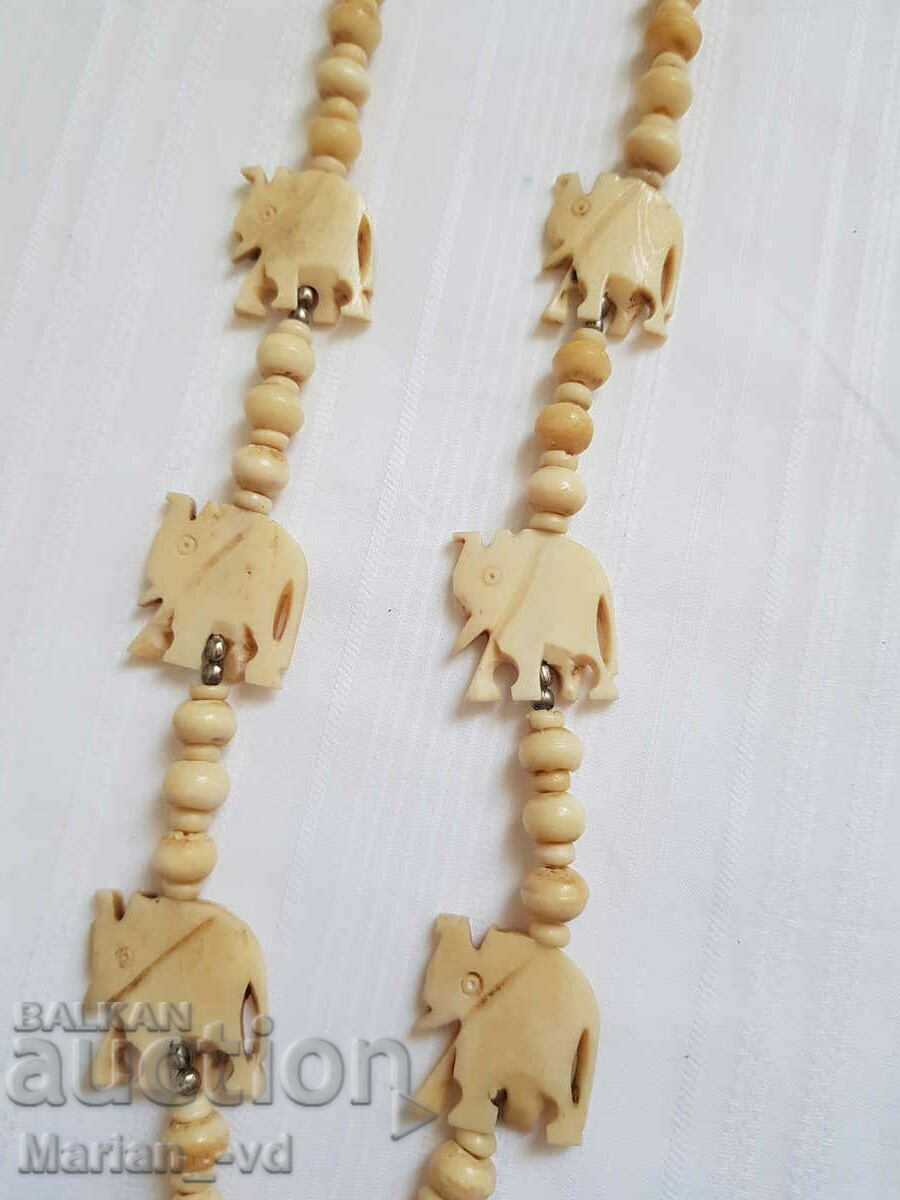 Necklace bone, elephant, pendant, figurine with price 35.00 BGN | € 17.90