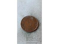 Mauritius 5 cents 1956