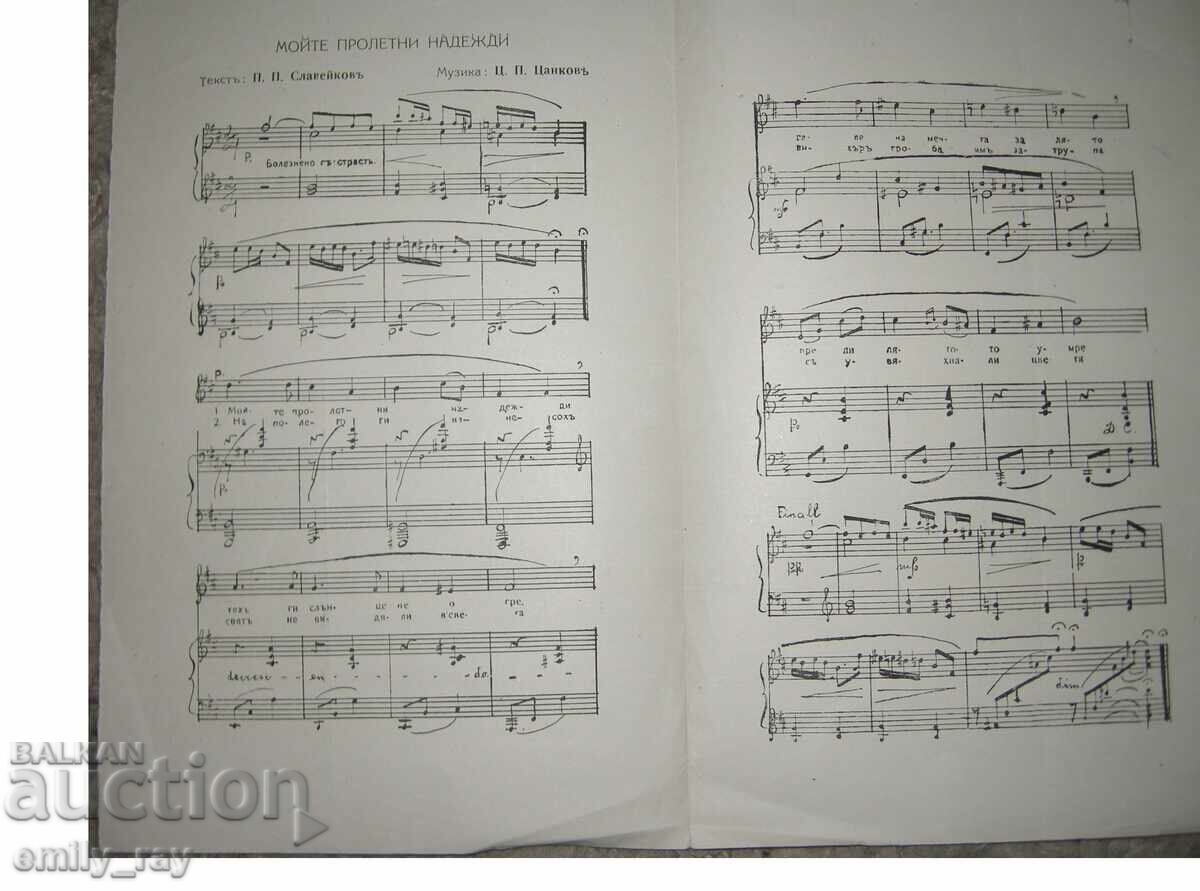 Σημειώσεις - Οι Ανοιξιάτικες Ελπίδες μου με τιμή 3.00 BGN | € 1.53 Σημειώσεις - Οι Ανοιξιάτικες Ελπίδες μου με τιμή 3.00 BGN | € 1.53