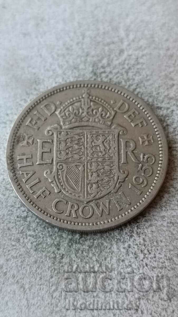 Great Britain 1/2 Crown 1955