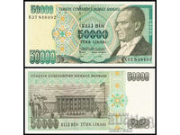 ❤️ ⭐ Turcia 1989-1995 50000 Lire UNC nou ⭐ ❤️