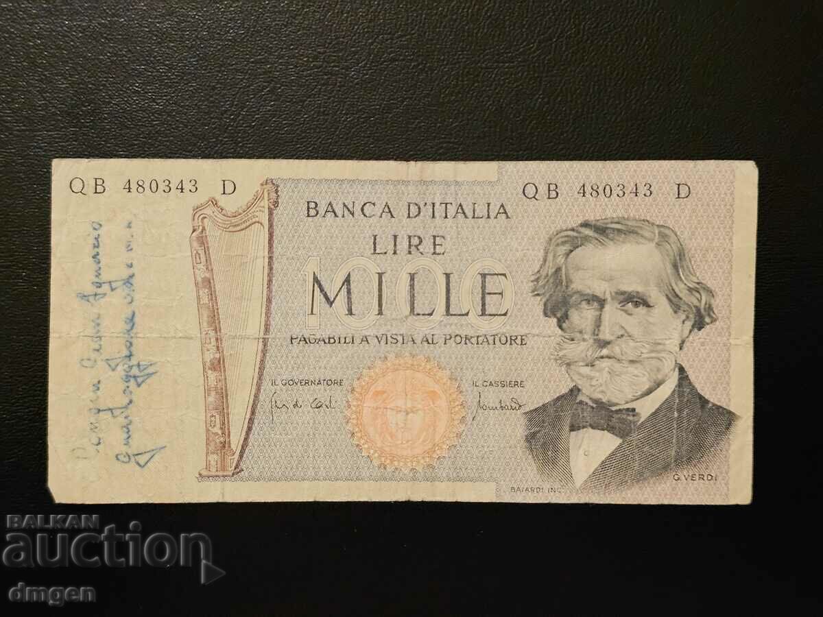 1000 lire Italia