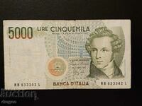 5000 Lire Italy 1985