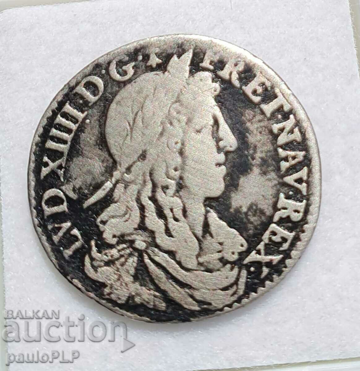 1/12 Thaler Ludvig XIV-1660