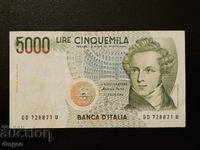 5000 Lire Italy 1985