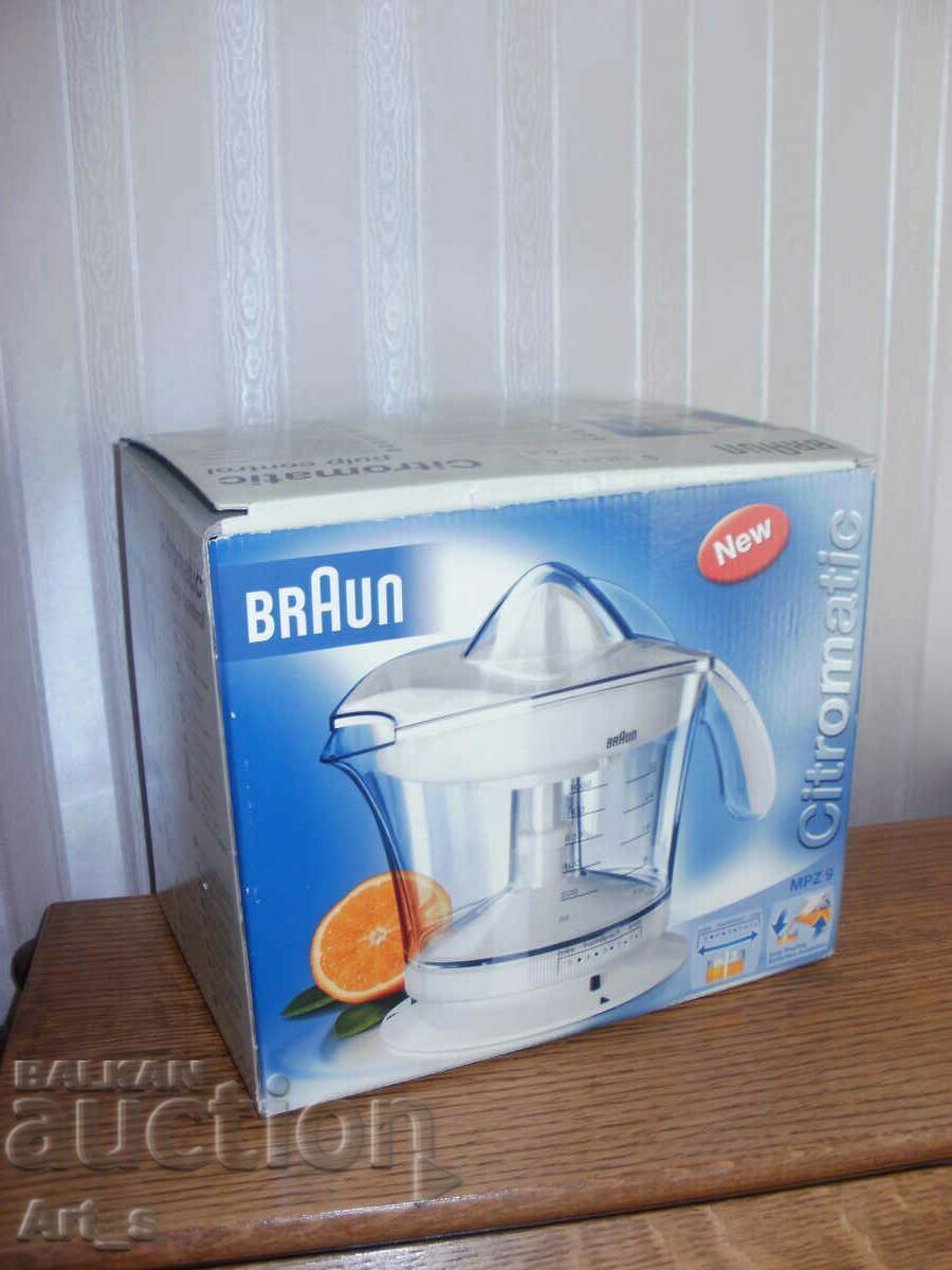 Delivery of QUALITY BRAUN electric juicer - little used