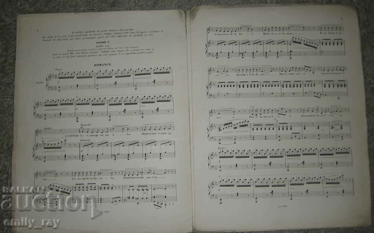 Δημοπρασία Παρτιτούρες - Halte !... Διαδρομή Fausse... Δημοπρασία Παρτιτούρες - Halte !... Διαδρομή Fausse...