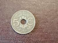 1933 5 centimes France